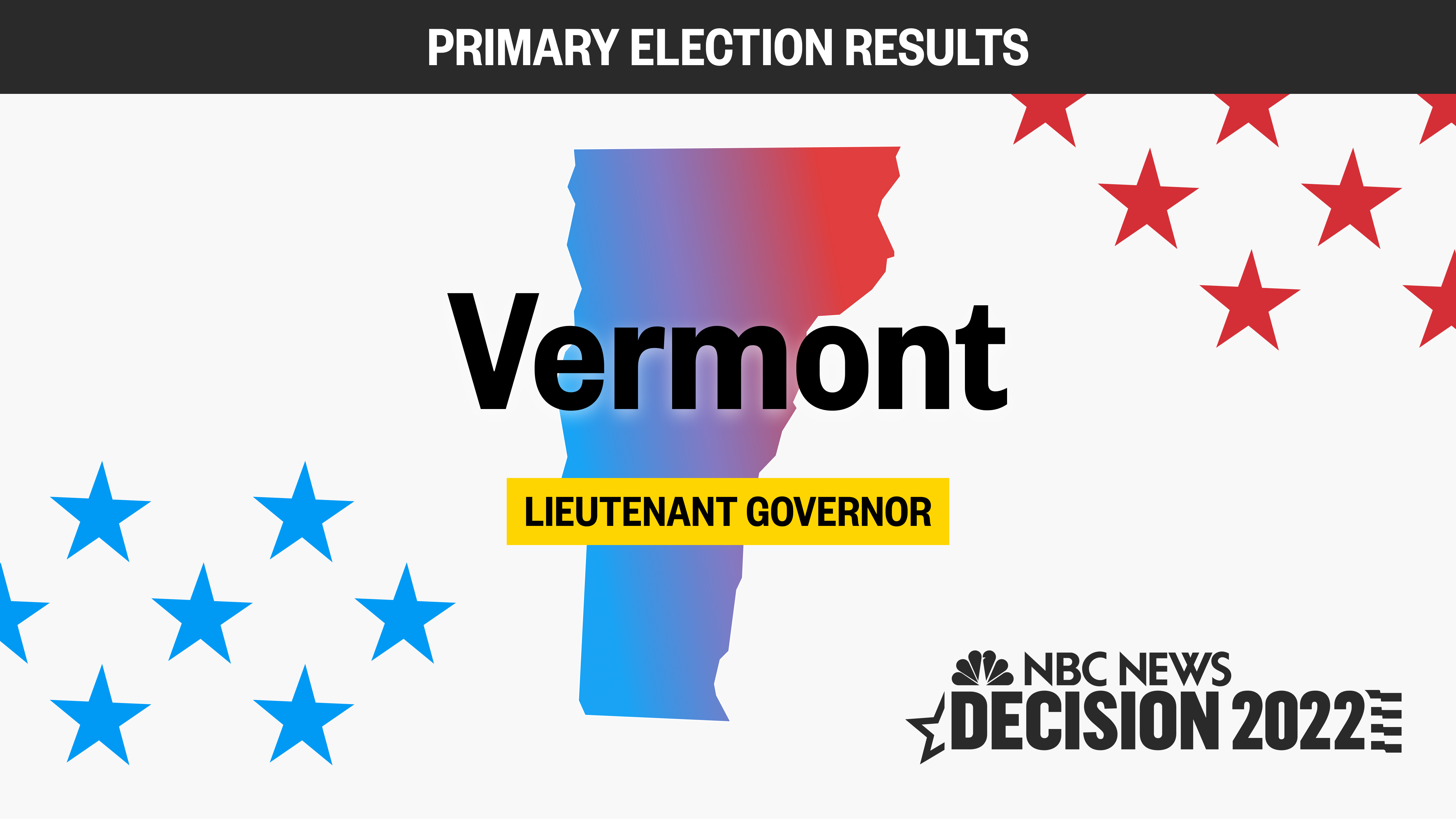 Live Vermont Lieutenant Governor Election Results 2022 NBC News